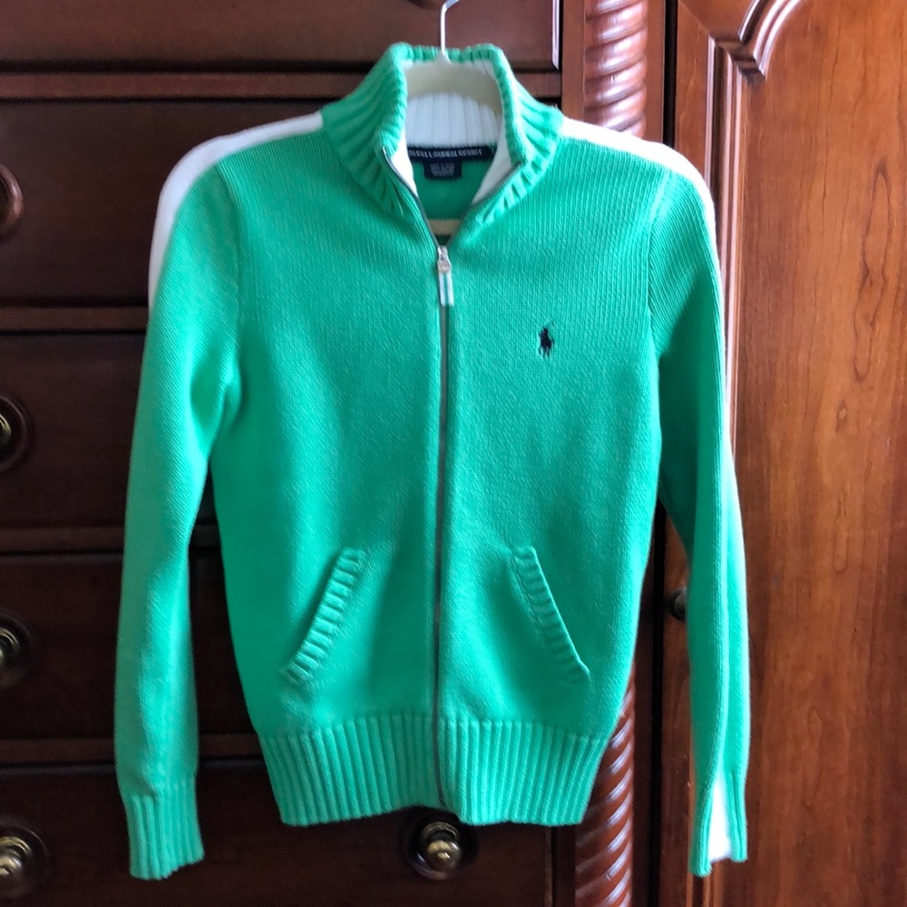 Women’s zip up Ralph Lauren cardigan Xsmall/Small